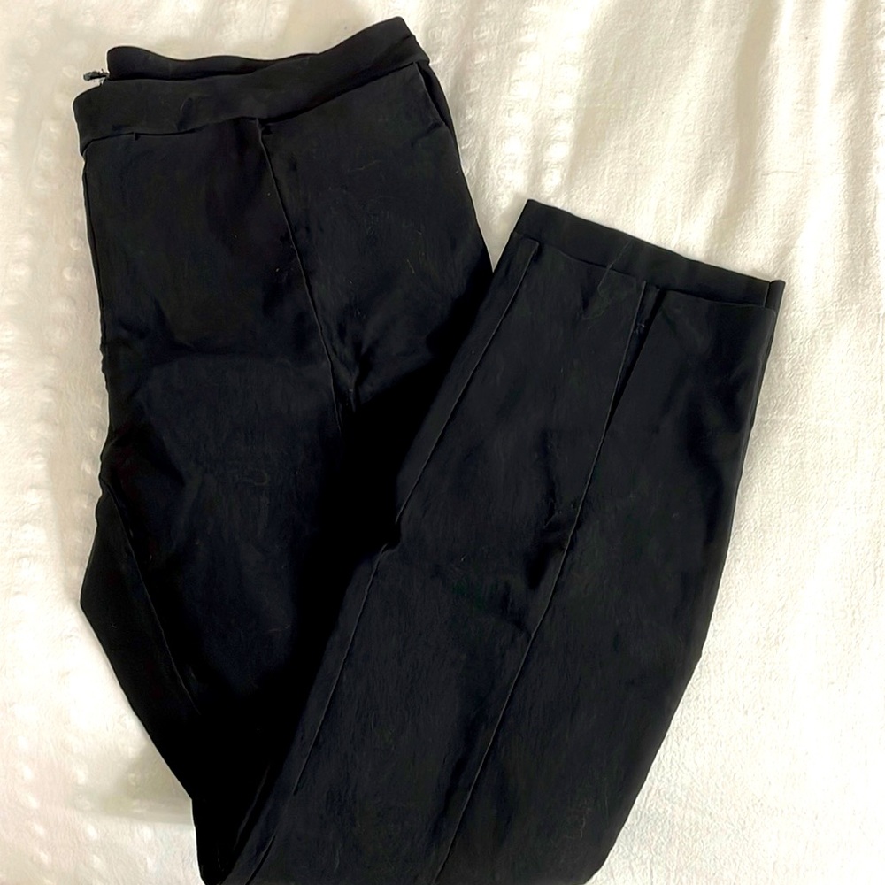 Black Jules & Leopold black slacks with front pockets size MEDIUM